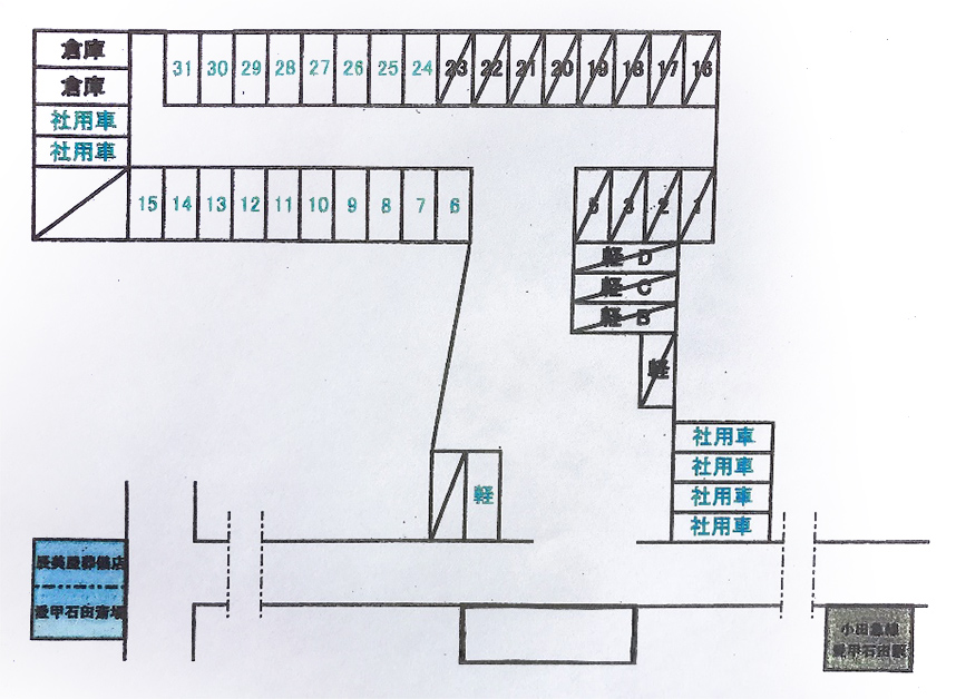 駐車場内案内図